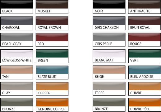 Couleur Protège Gouttière